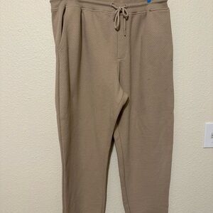 Men's Tan Jogger Pants